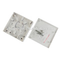 China supply 2core/port wall mounted fiber face plate 86*86 type ,indoor fiber optic small/tool box